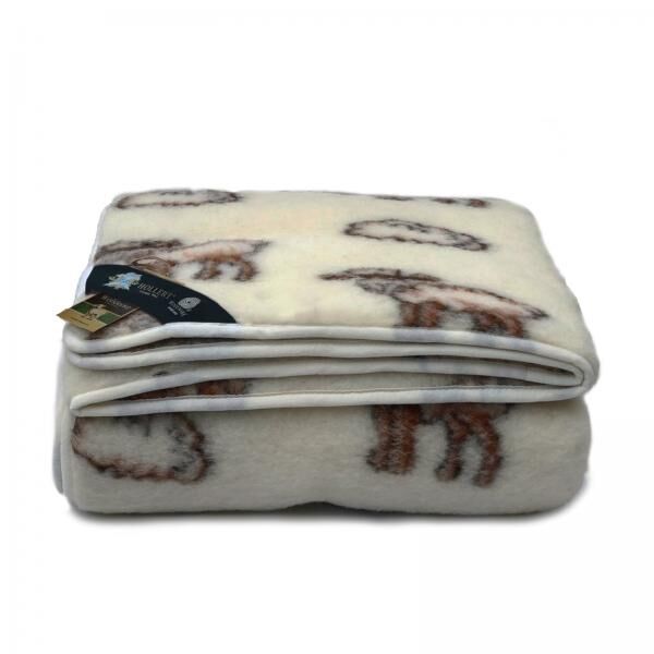 Wolldecke Merino Schaf 200x140