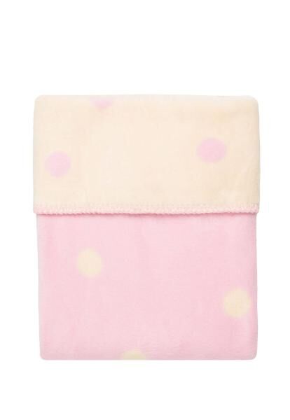 Babydecke aus 100% Baumwolle 75 x 100 mit Punkten