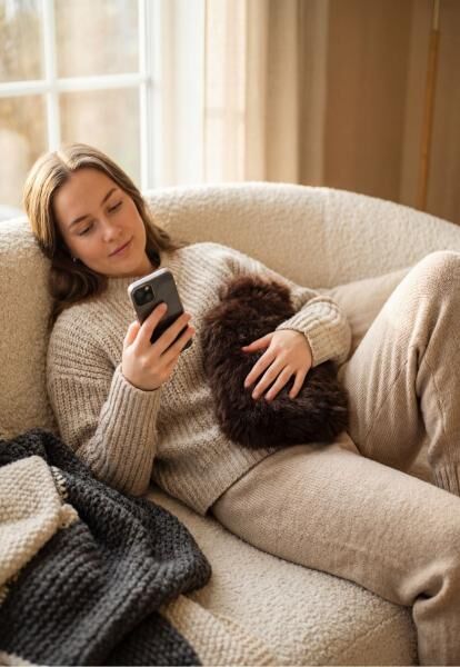 Lammfell WÄRMFLASCHE SET 2,0 L Grizzly