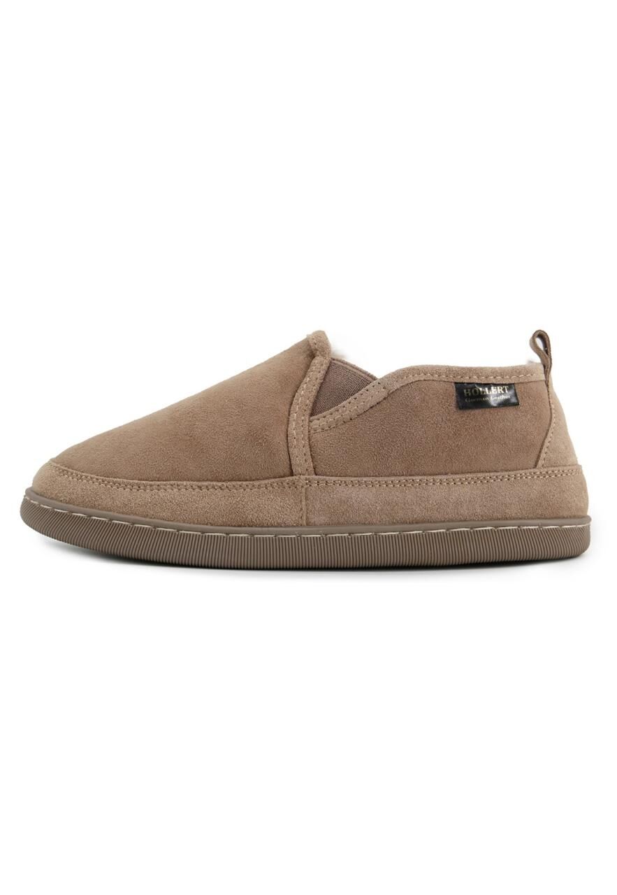 Lammfell Hausschuhe - VINCENT BEIGE - Schuhgröße: EUR 45