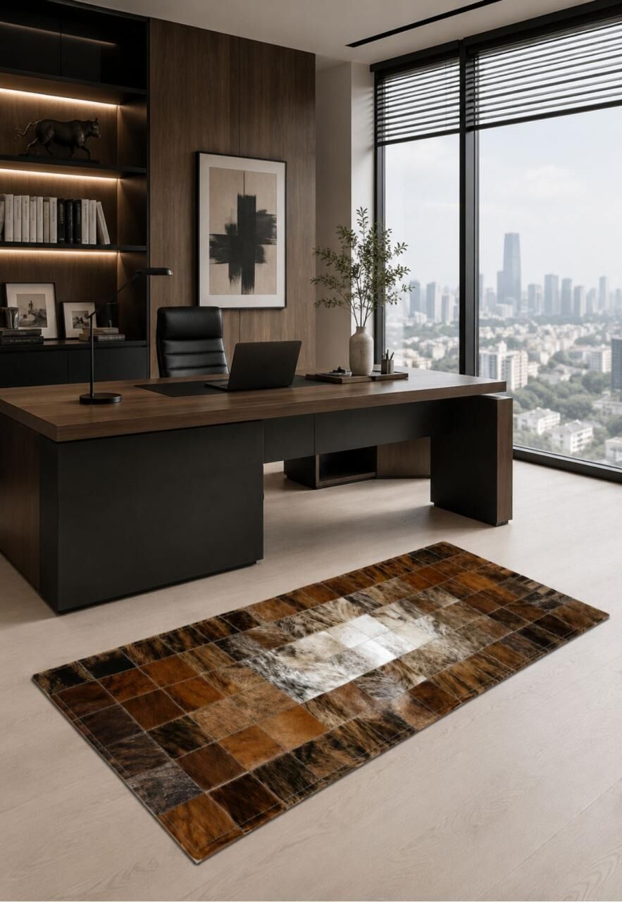Kuhfell Teppich Modell 3 -