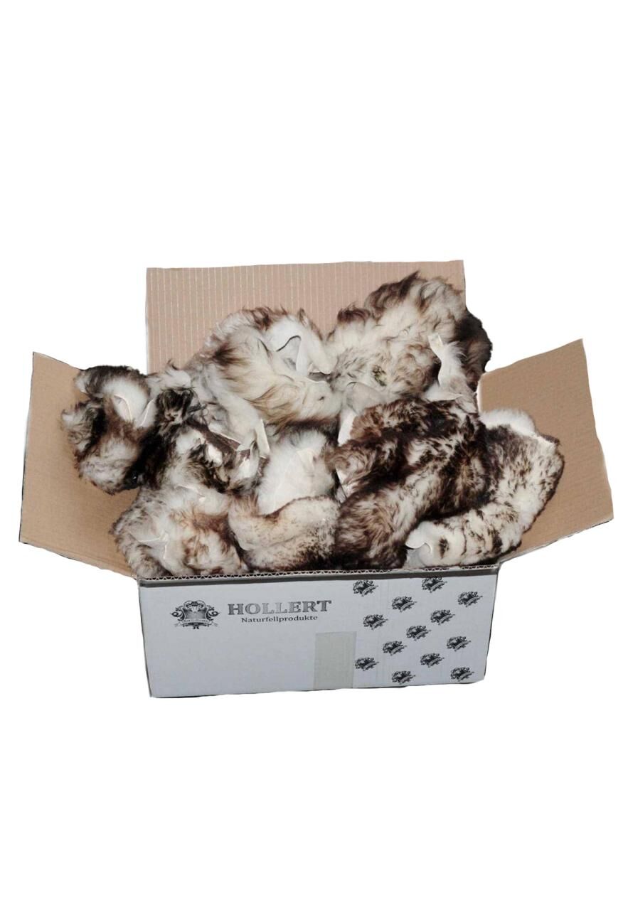Lammfell Bastelfelle 1,5 kg Stracciatella -
