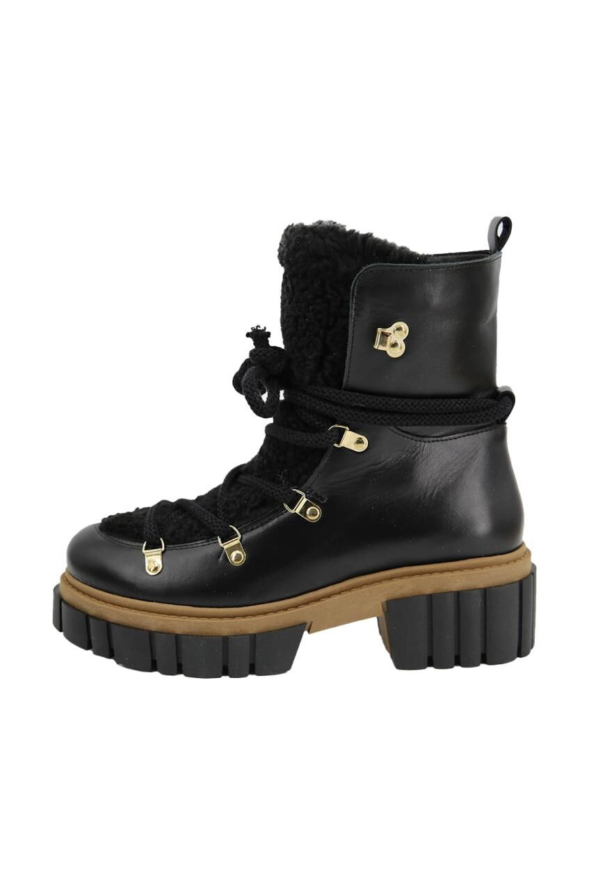Leder Schnürstiefelette Modell 26408 - Schuhgröße: EUR 36