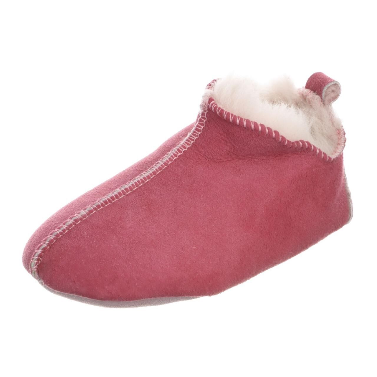 Lammfell Kinder Hausschuhe - BALI Pink - Schuhgröße: EUR 25/26
