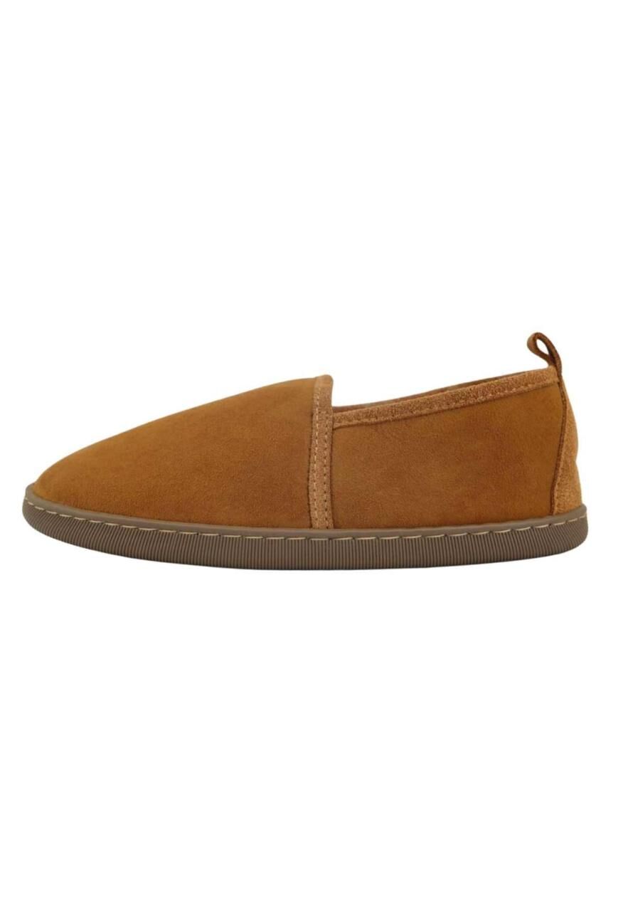 Lammfell Hausschuhe B-Ware Hubert Cognac Größe 40 -