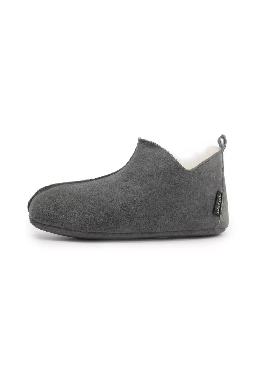 Lammfell Hausschuhe - BALI - Schuhgröße: EUR 36 | Farbe: Grau/Weiß