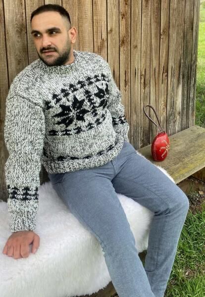 Knitted Sweater Norwegian Model 245