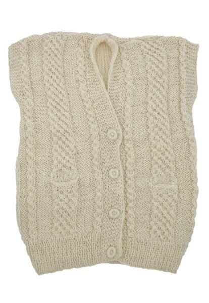 Knitted Wool Vest Toni