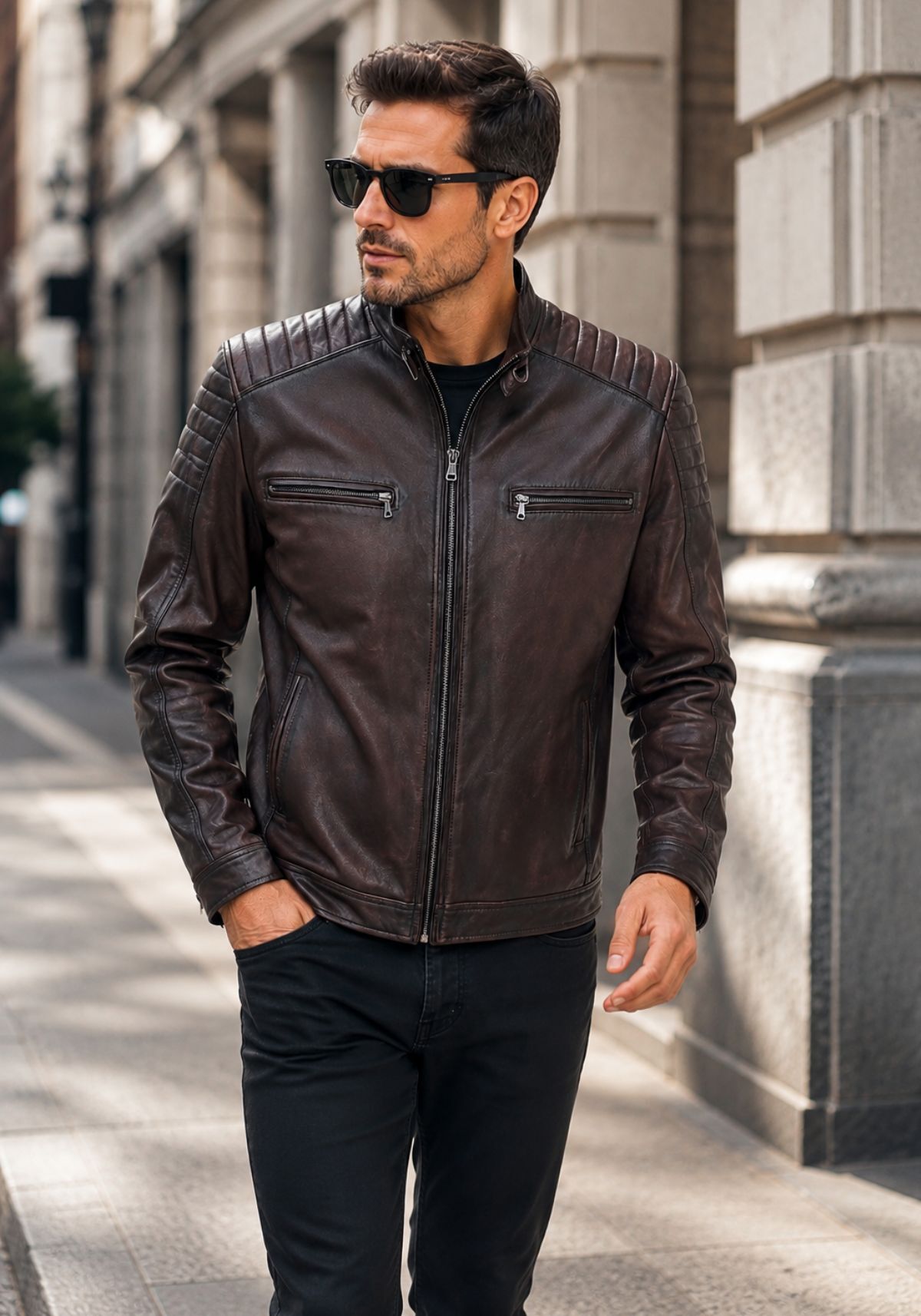Leather Jacket - KEN