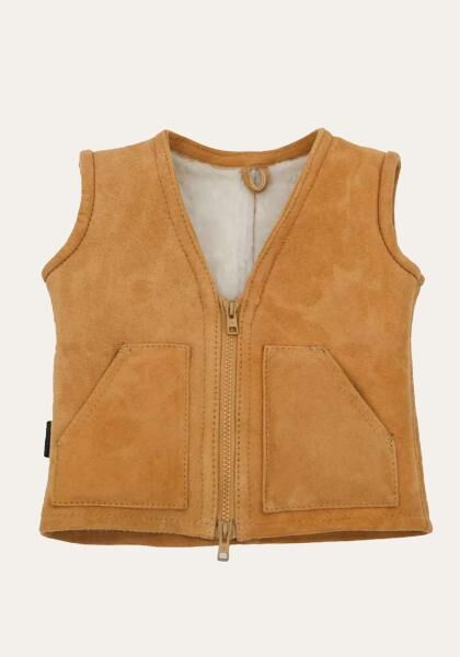 Children's Lambskin Vest Lino