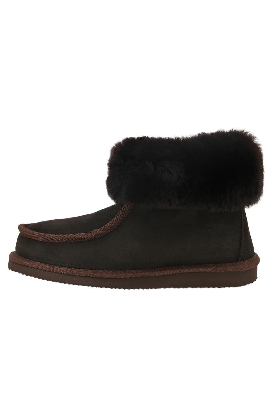 Lammfell Hausschuhe - ADAM - Schuhgröße: EUR 45 | Farbe: Braun