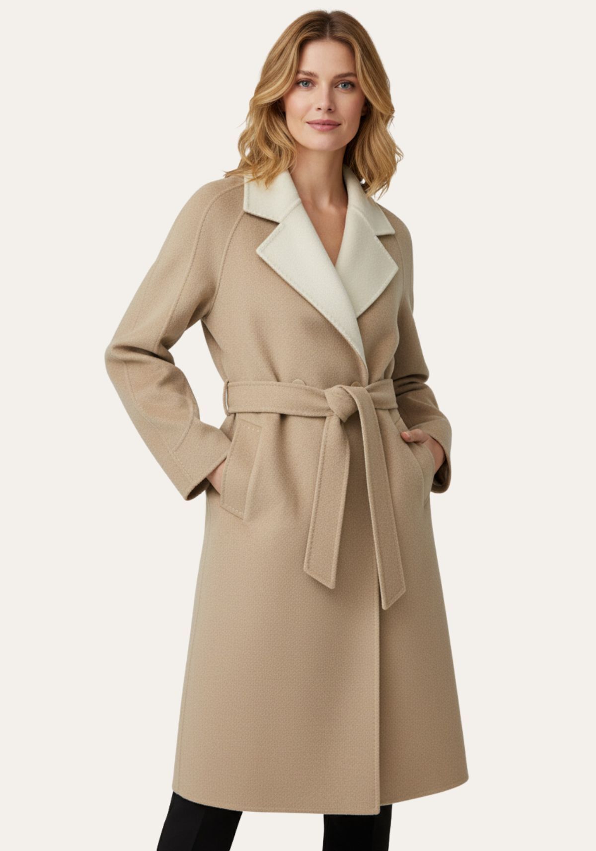 Mantel aus Kaschmir & Wolle Nora