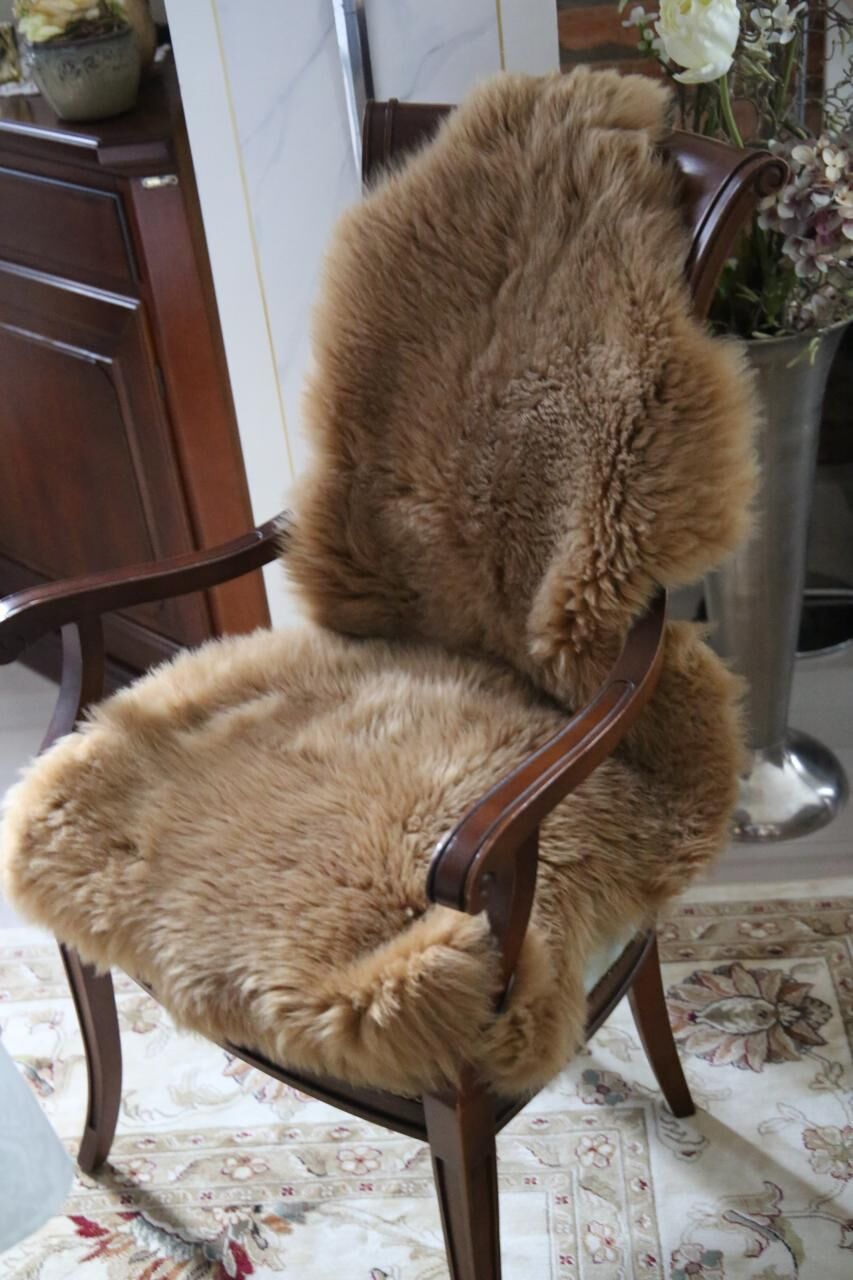 Lammfell Cappuccino 90-100 cm -