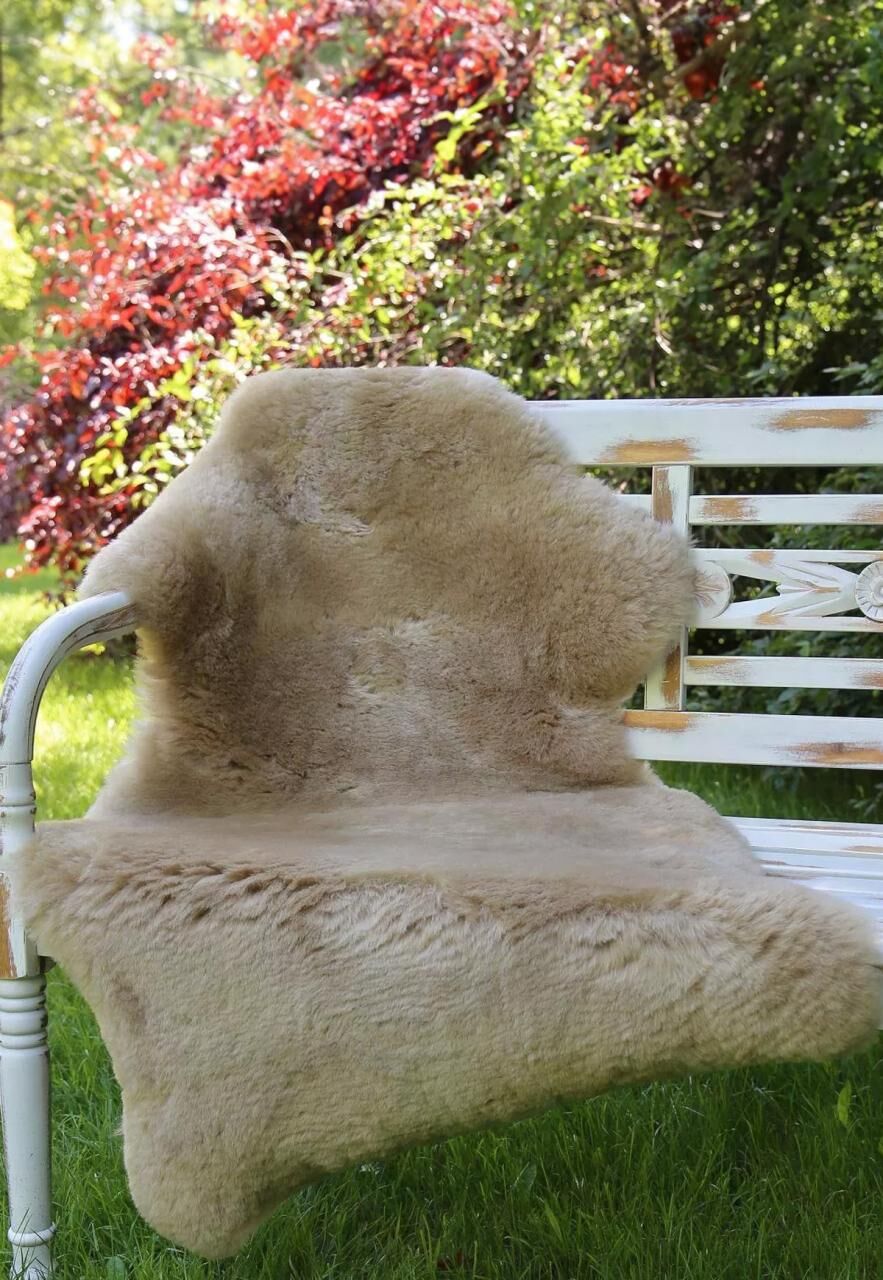 Lammfell geschoren - BRAUN FARBEN - Farbe: Cappuccino | Größe: 100-110