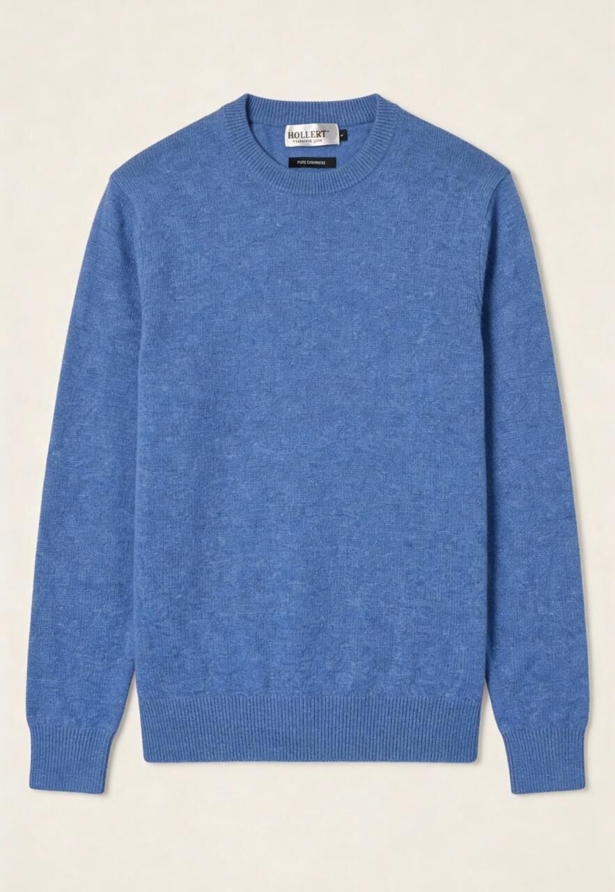 Unisex Cashmere Sweater – Hellblau - Größe: M