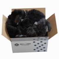 Lambskin Fur Remnants 1,5 kg Anthrazit