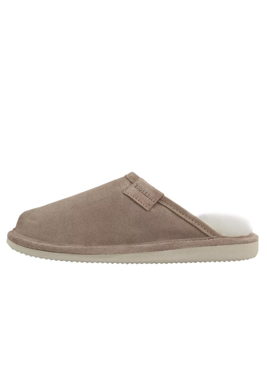 Lammfell Pantoffeln B-Ware Frau Holle Beige/Weiß Größe 41 -