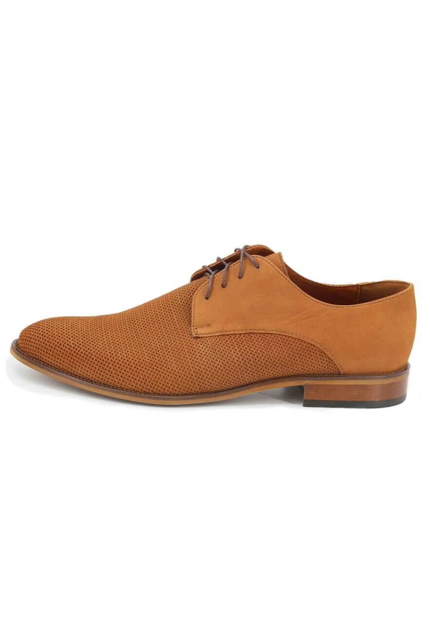 Lederschuhe K-02/SANTOS CAMEL NUBUK - Schuhgröße: EUR 43
