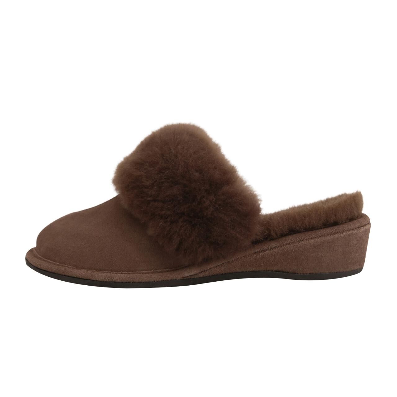 Lammfell Hausschuhe - MAROKKO - Schuhgröße: EUR 40 | Farbe: Braun