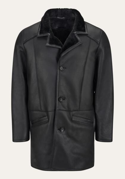 Lammfellmantel Antonio Schwarz