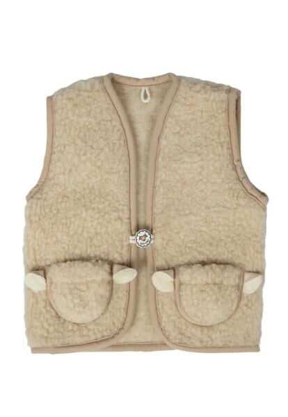 Merino Wool Vest for Children - SHEEP