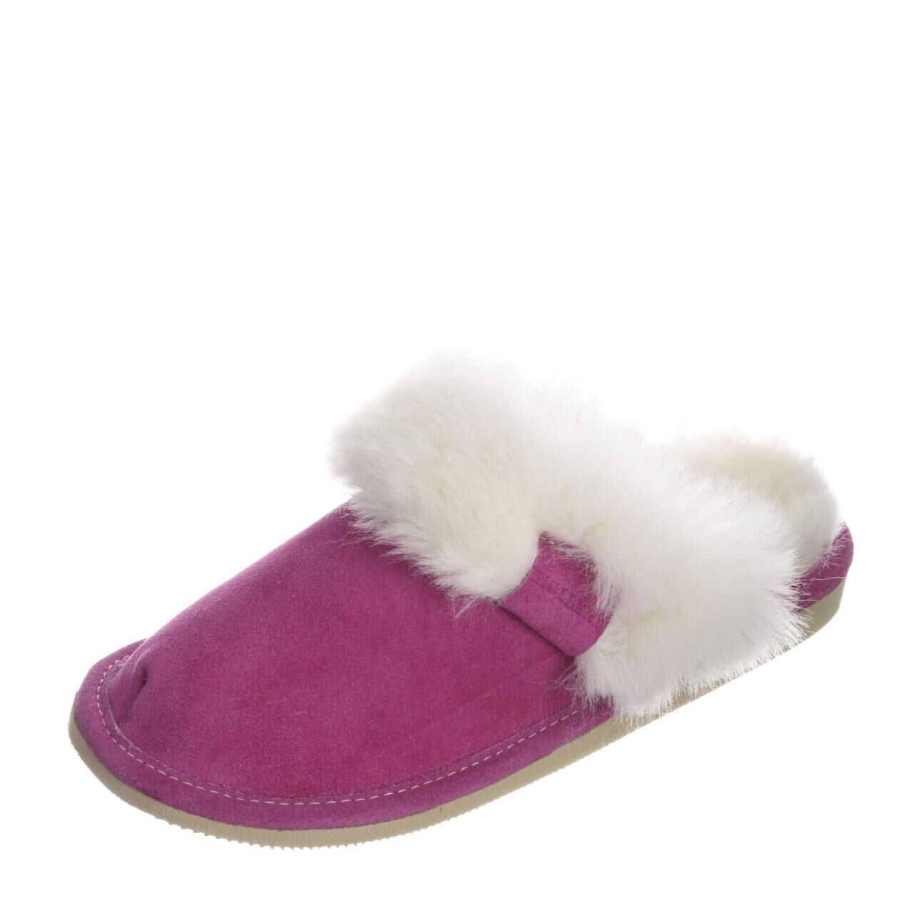 Lammfell Hausschuhe - MALIBU PINK - Schuhgröße: EUR 37