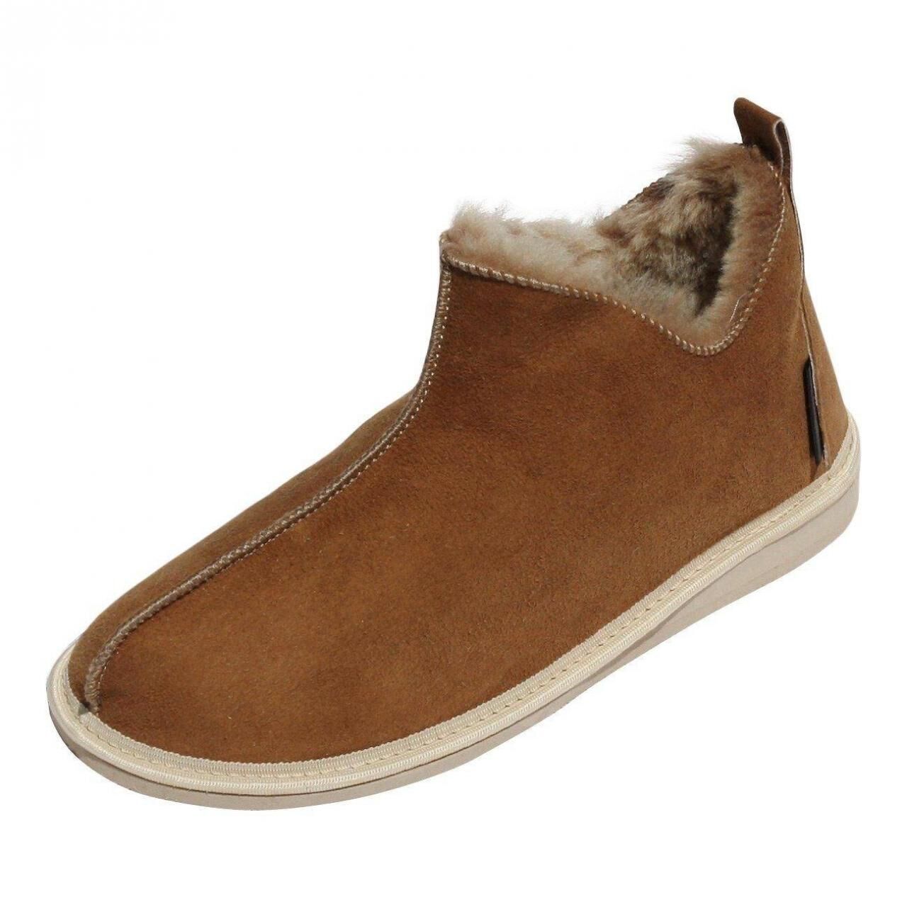 Lammfell Hausschuhe CINDERELLA - Schuhgröße: EUR 38 | Farbe: Braun