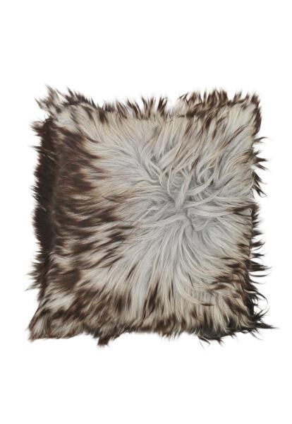 Lambskin Pillow Heidschnucke Gray/Brown