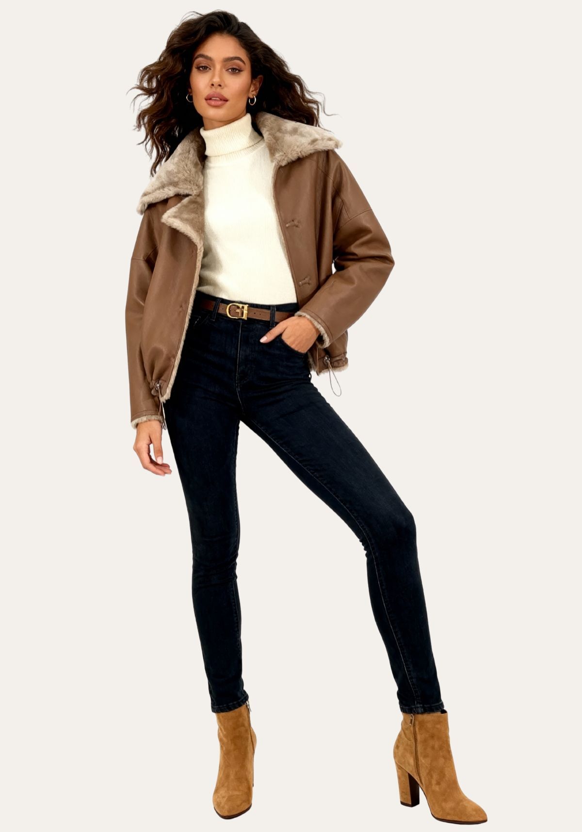 Renée Reversible Shearling – Zeitlose Eleganz aus echtem Lammfell