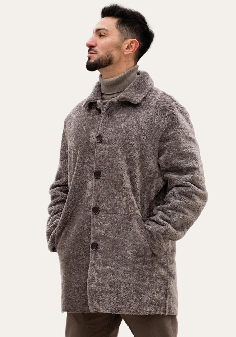Lammfelljacke zum Wenden Brian - Größe: XL