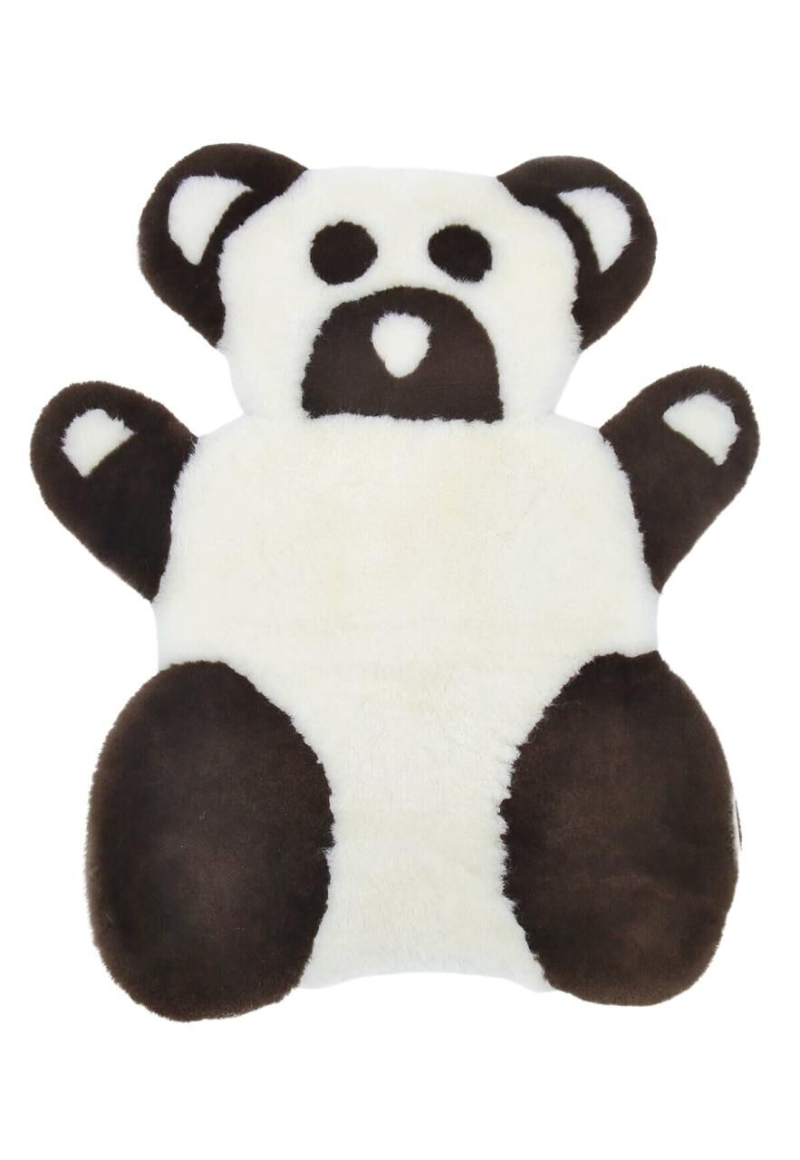 Teddy Teppich Merino Lammfell 2. Wahl Braun -