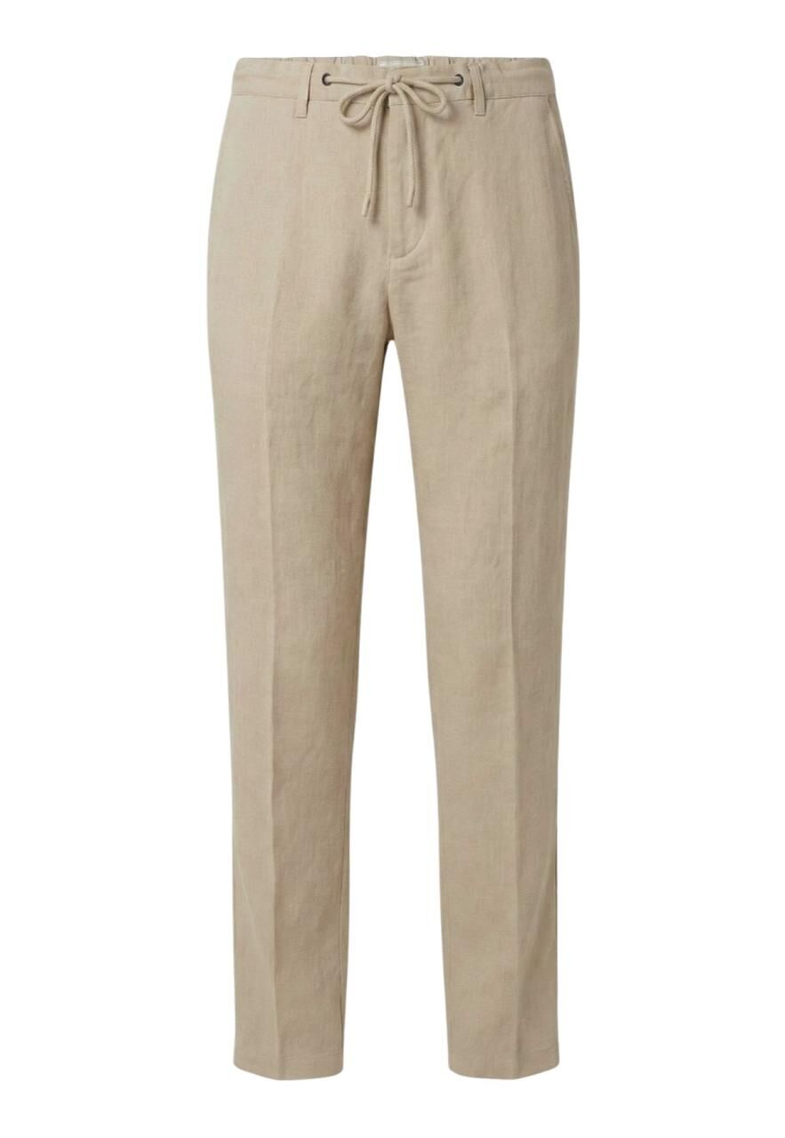 Leinenhose in Beige – Eleganz trifft Lässigkeit aus 100 %... - Größe: 3XL