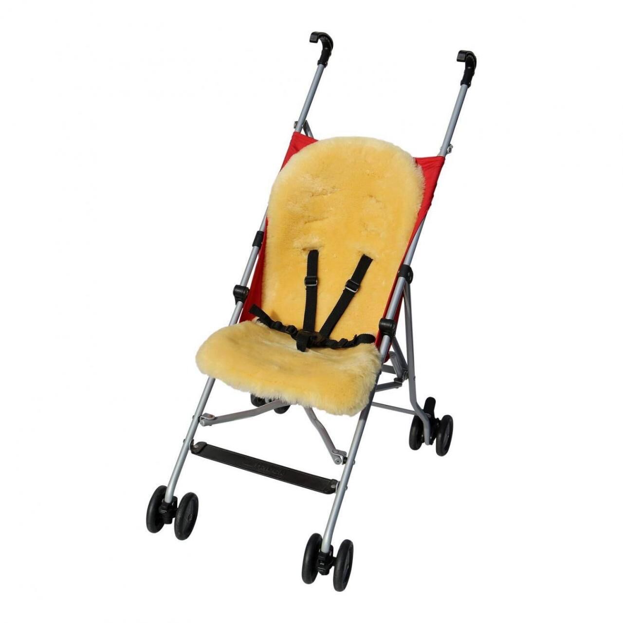 Lammfell - BUGGY Einlage - Farbe: Gelb