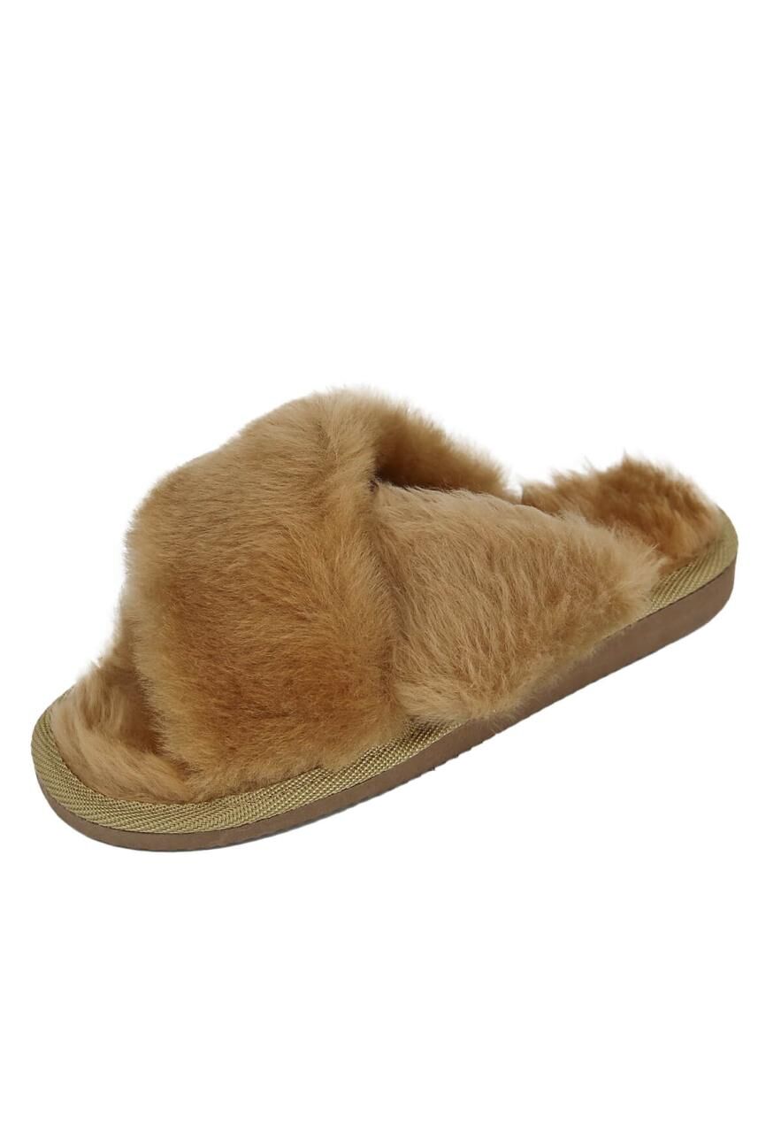 Lammfell - SANDALEN FLORIDA BEIGE - Schuhgröße: EUR 41