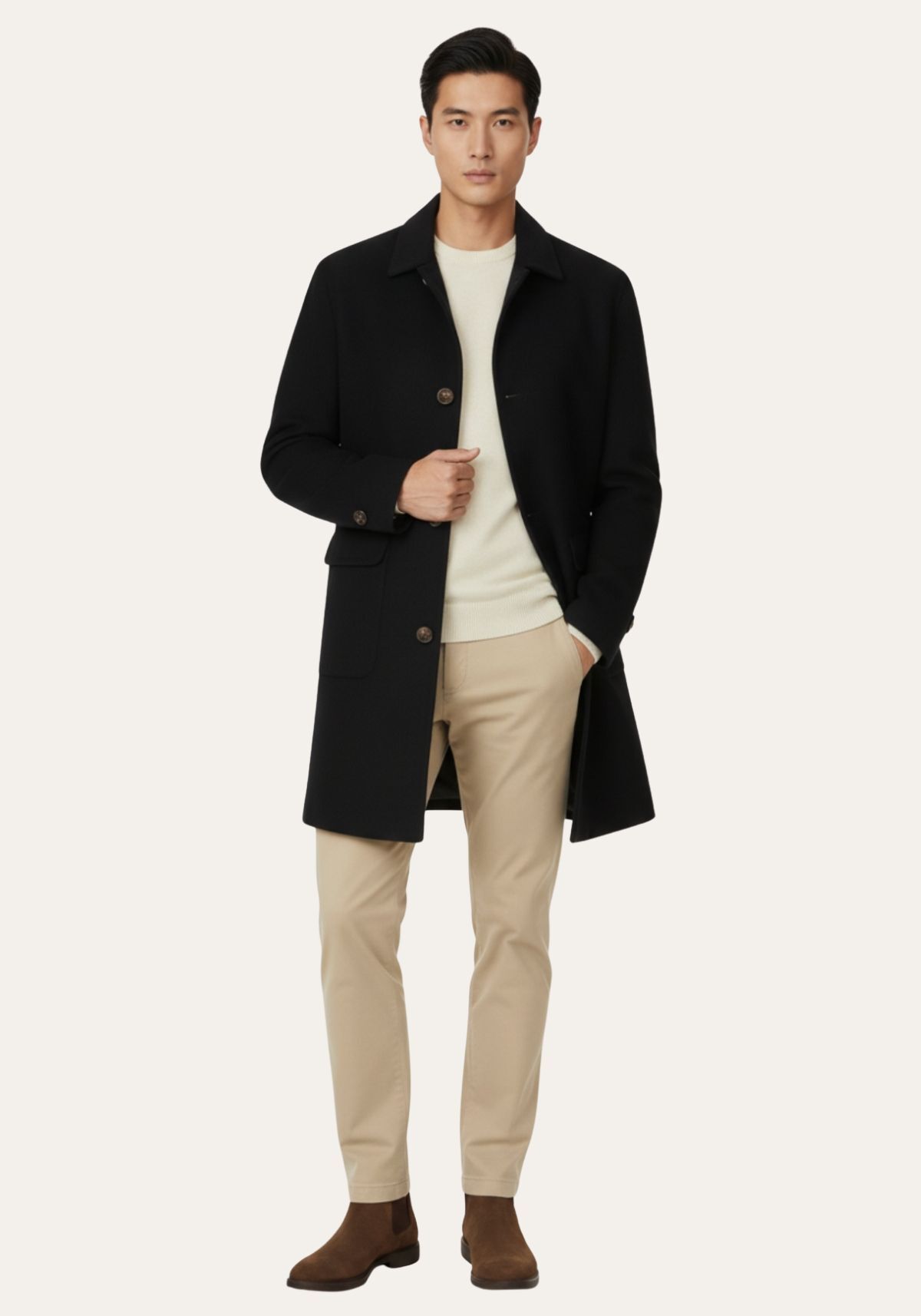 Wendemantel aus Kaschmir & Wolle Eduardo