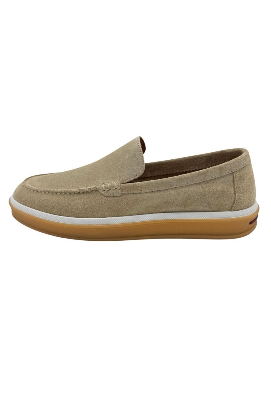 Herren Loafer aus Leder in Beige - Modern & Bequem HOL300 - Schuhgröße: EUR 45