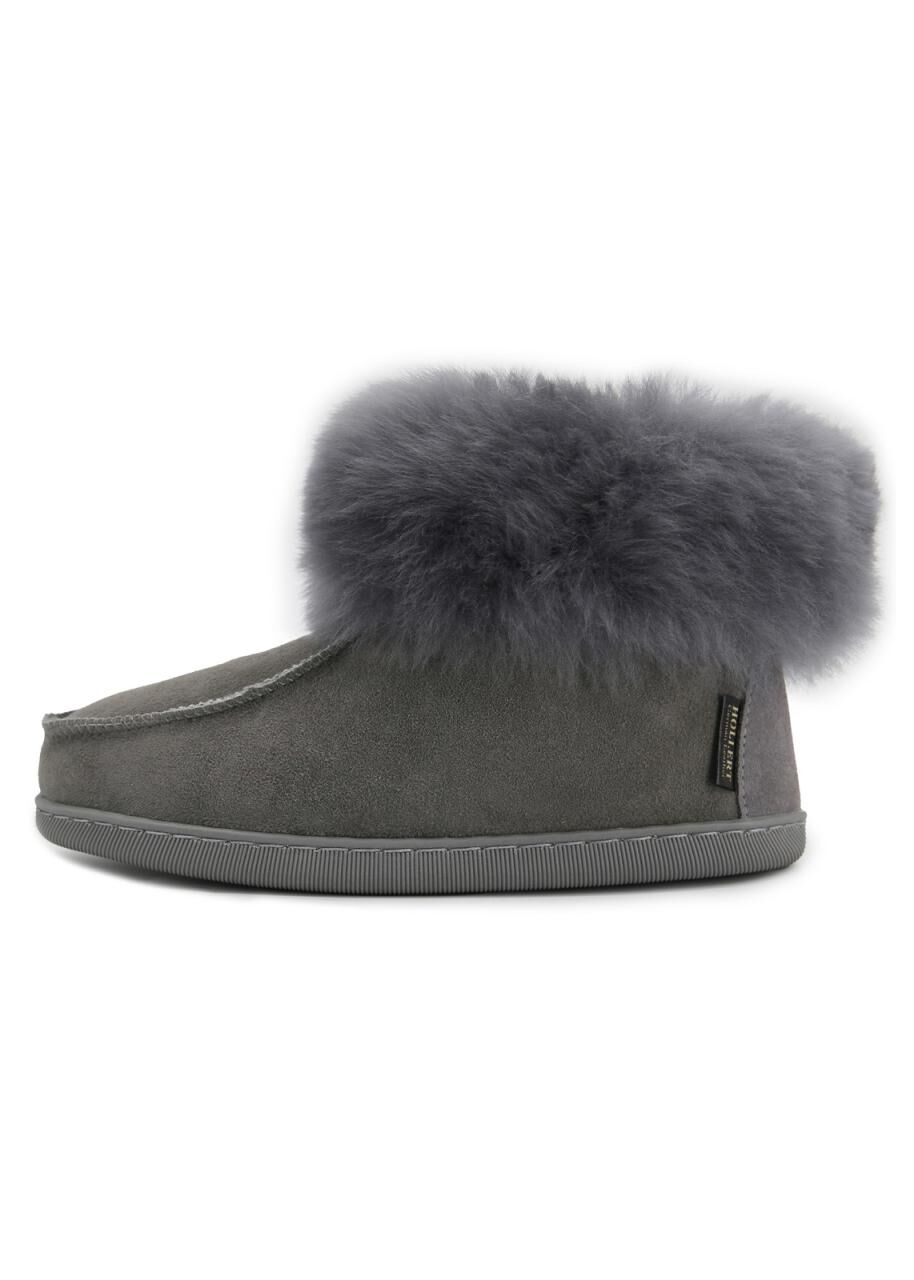 Lammfell Hausschuhe - EWA - Schuhgröße: EUR 41 | Farbe: Grau