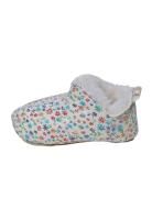 Sheepskin baby slippers - BALI FLOWER