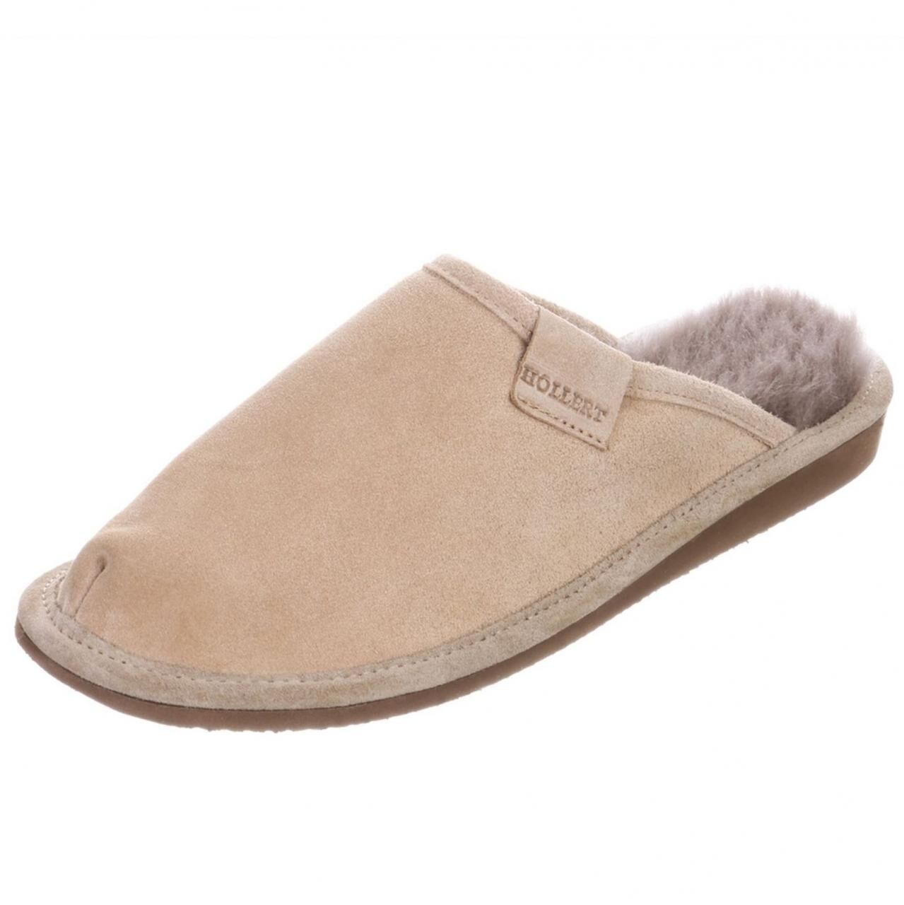 Lammfell Hausschuhe - FRAU HOLLE BEIGE - Schuhgröße: EUR 39