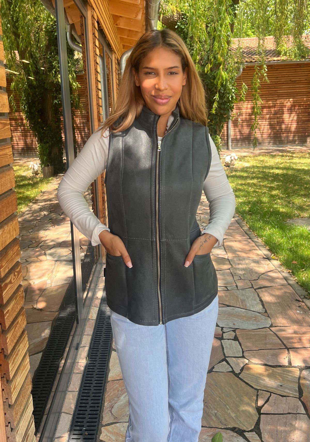 Lambskin Vest - EMMA GRAY