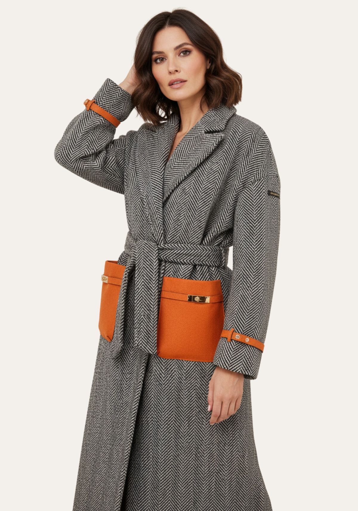 Wollmantel Estelle - Eleganz mit stilvollen Akzent