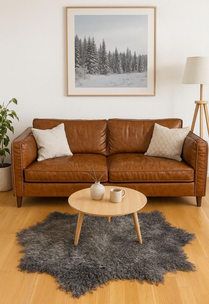 Lammfellteppich Eleganz aus Gotland -