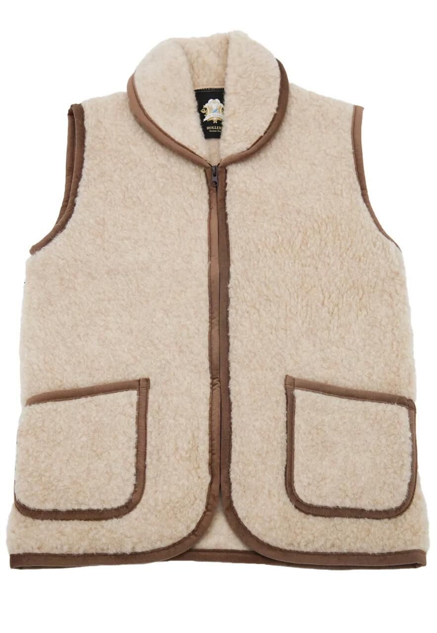 Wollweste - AMARI - Größe: S | Farbe: Beige