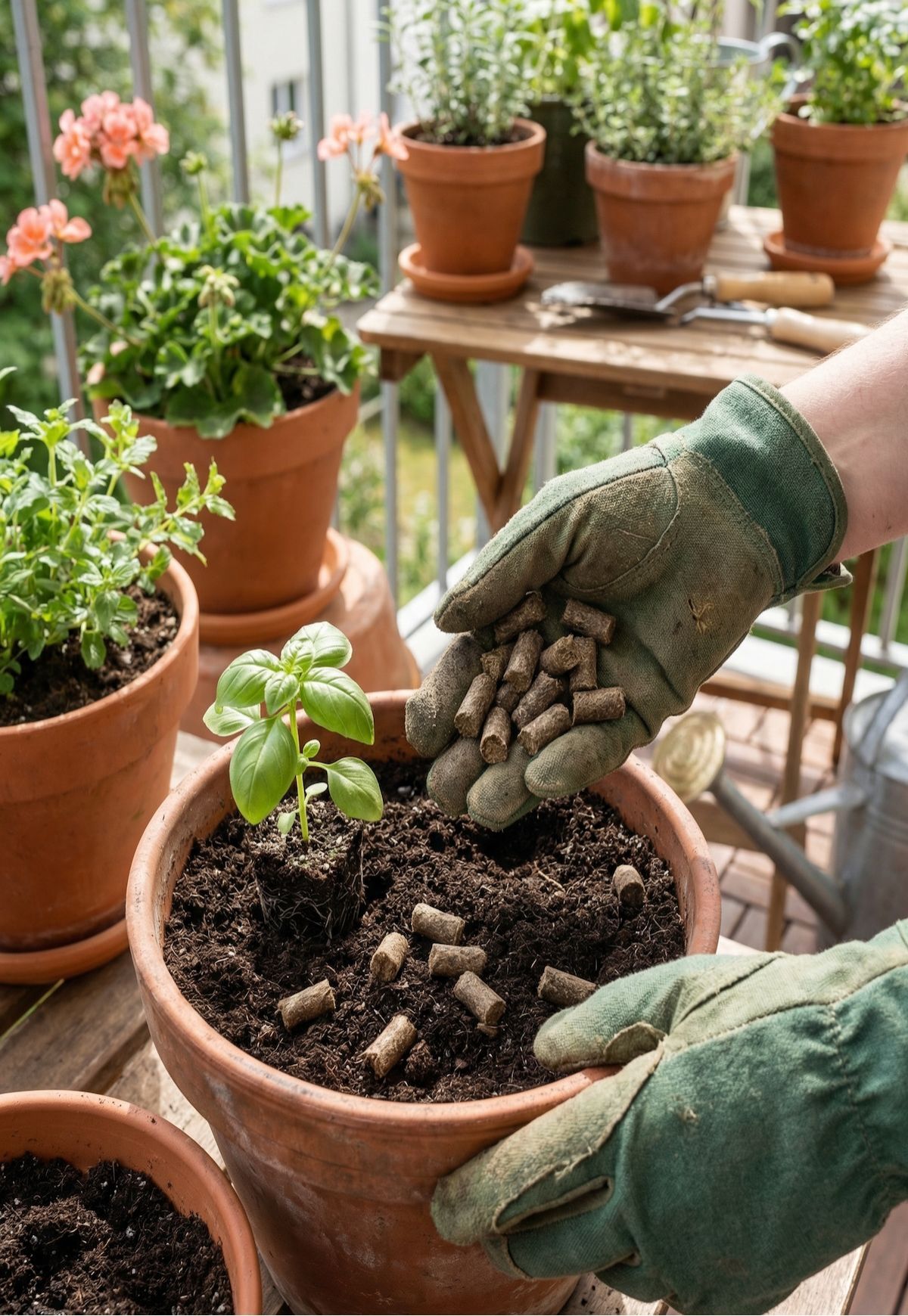 FloraPell Bio-Schafwollpellets Sack ökologischer Langzeitdünger 1kg