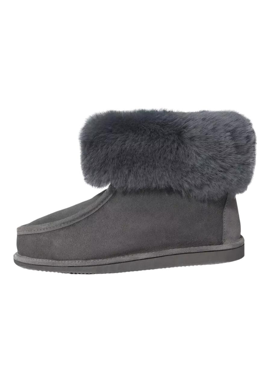 Lammfell Hausschuhe - ADAM - Schuhgröße: EUR 44 | Farbe: Grau