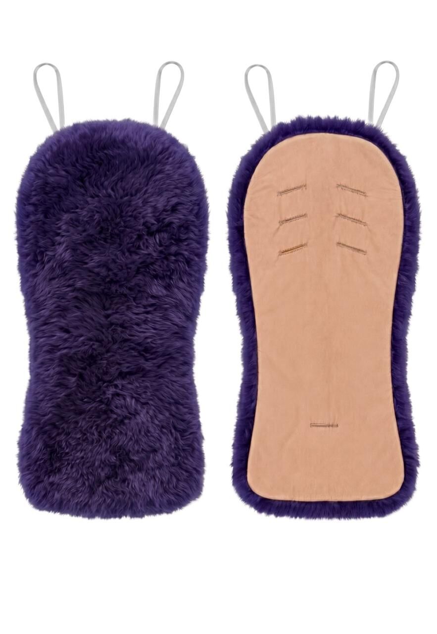 Lammfell - BUGGY Einlage - Farbe: Violett