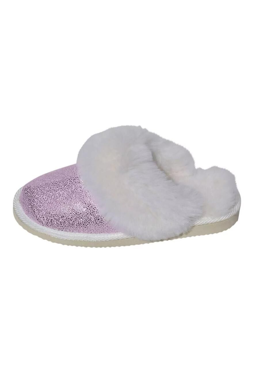 Lammfell Hausschuhe - MALIBU GLITZER - Schuhgröße: EUR 42 | Farbe: Rosa