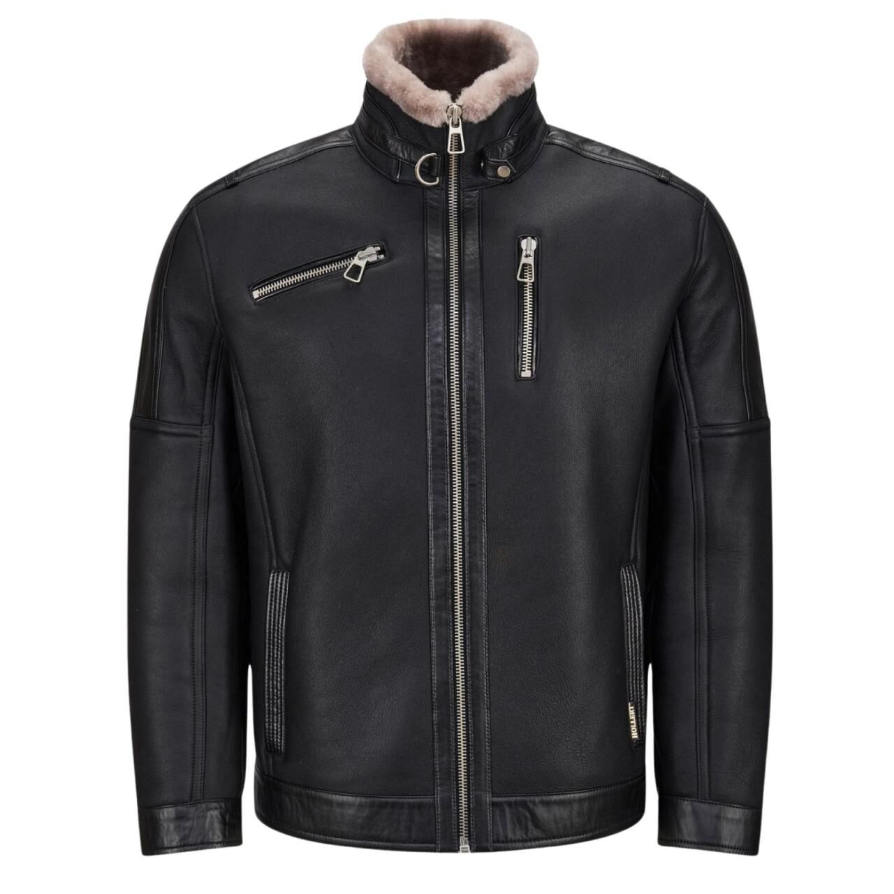 Lammfelljacke - BARTEK - Größe: S | Farbe: Braun
