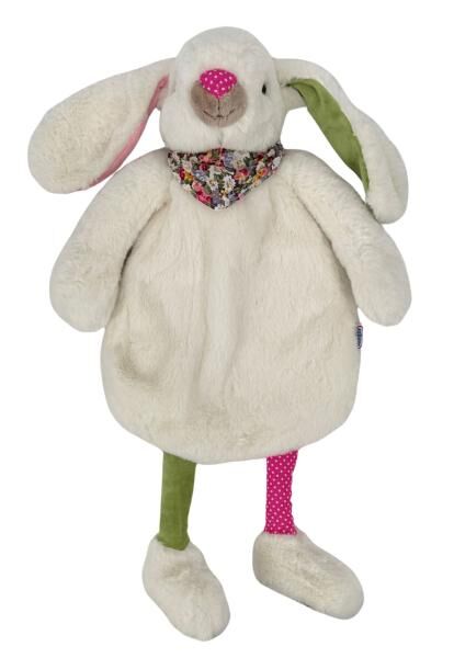 Wärmflasche mit Schnuffeltier „Hase Bunny“ – 0,8 L , waschbar & kuschelig weich