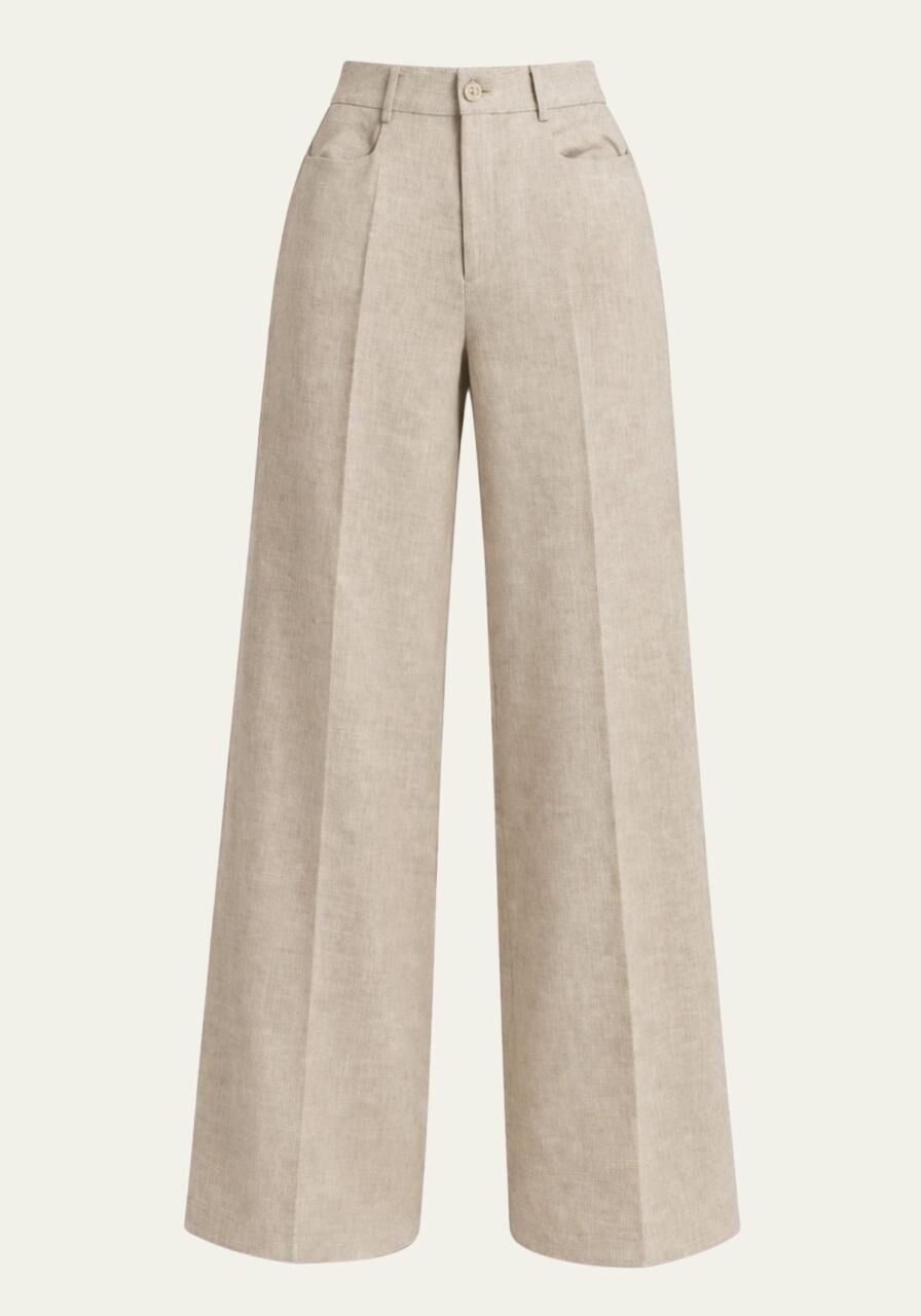 Damenhose in Beige - Locker geschnitten - Größe: M